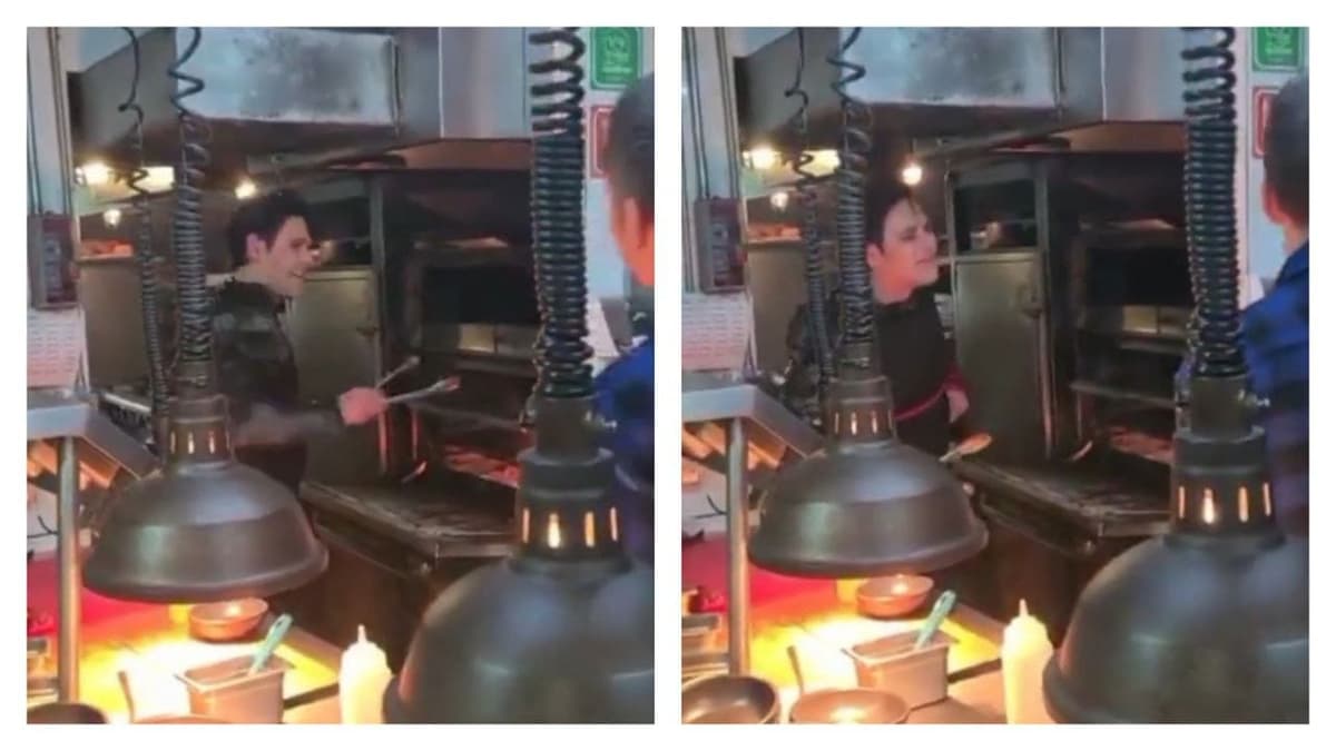 Video: Captan a Richard Kruspe, de Rammstein, despachando tacos en un restaurante de la CDMX