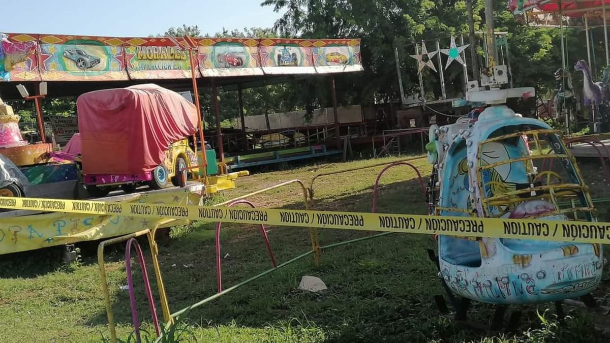 Clausuran juegos mecánicos en Chetumal, luego que niño recibiera descarga eléctrica