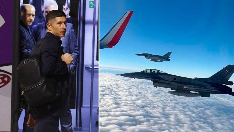 ¡Impresionante! Aviones caza escoltaron a Polonia en su viaje a Qatar