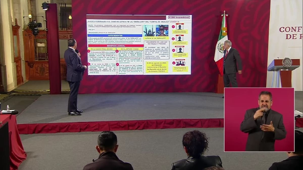 Video: Informan en la mañanera de la liberación de “Doña Lety”