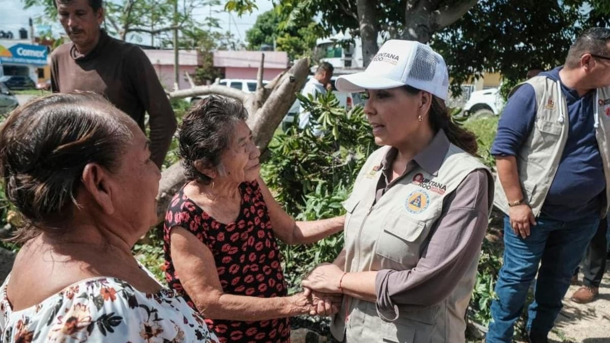 Quintana Roo, dispuesto a apoyar a Belice tras el paso de “Lisa”: Mara Lezama