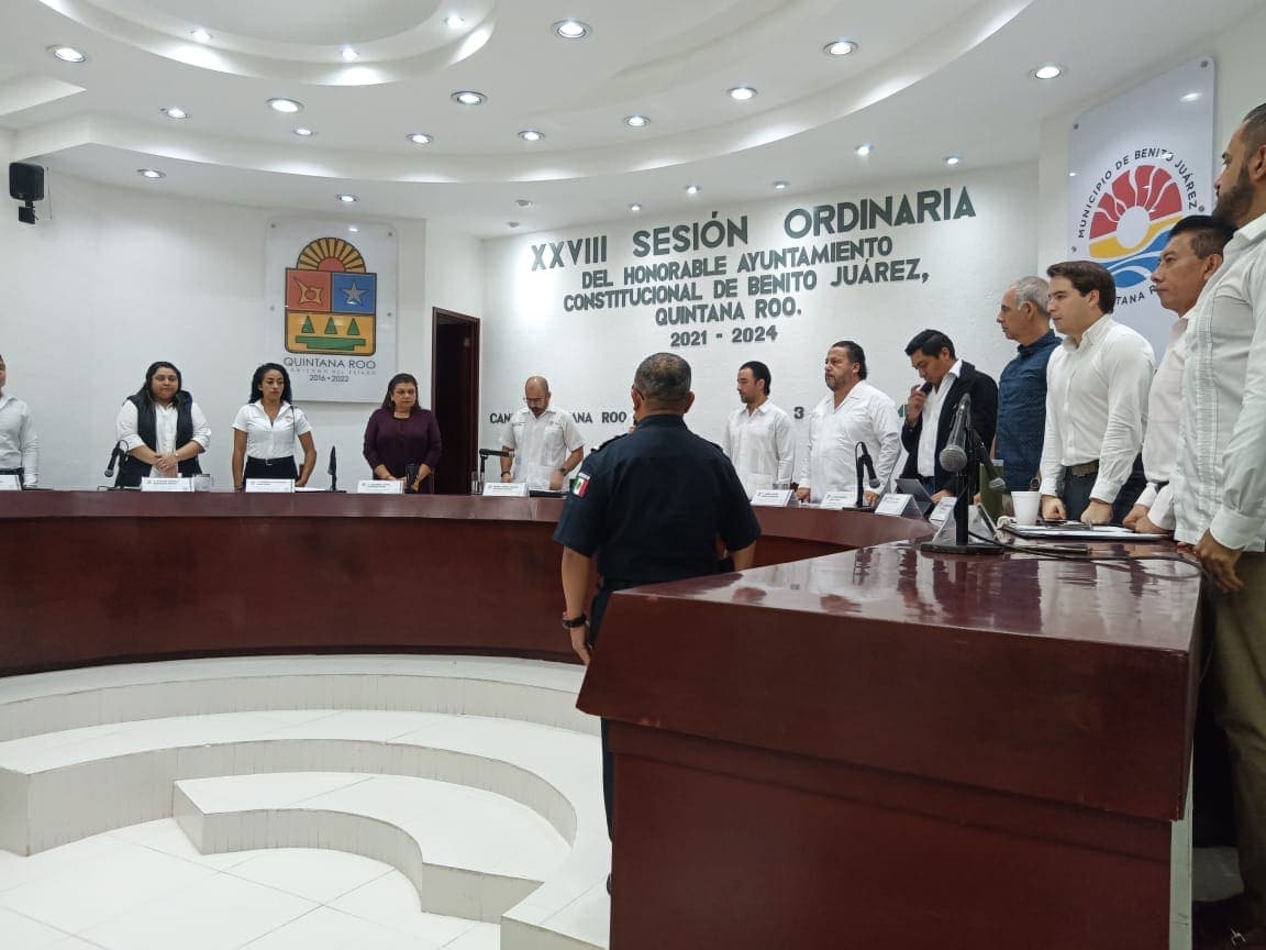 Toma protesta José Pablo Mathey como secretario de Seguridad Pública de Benito Juárez