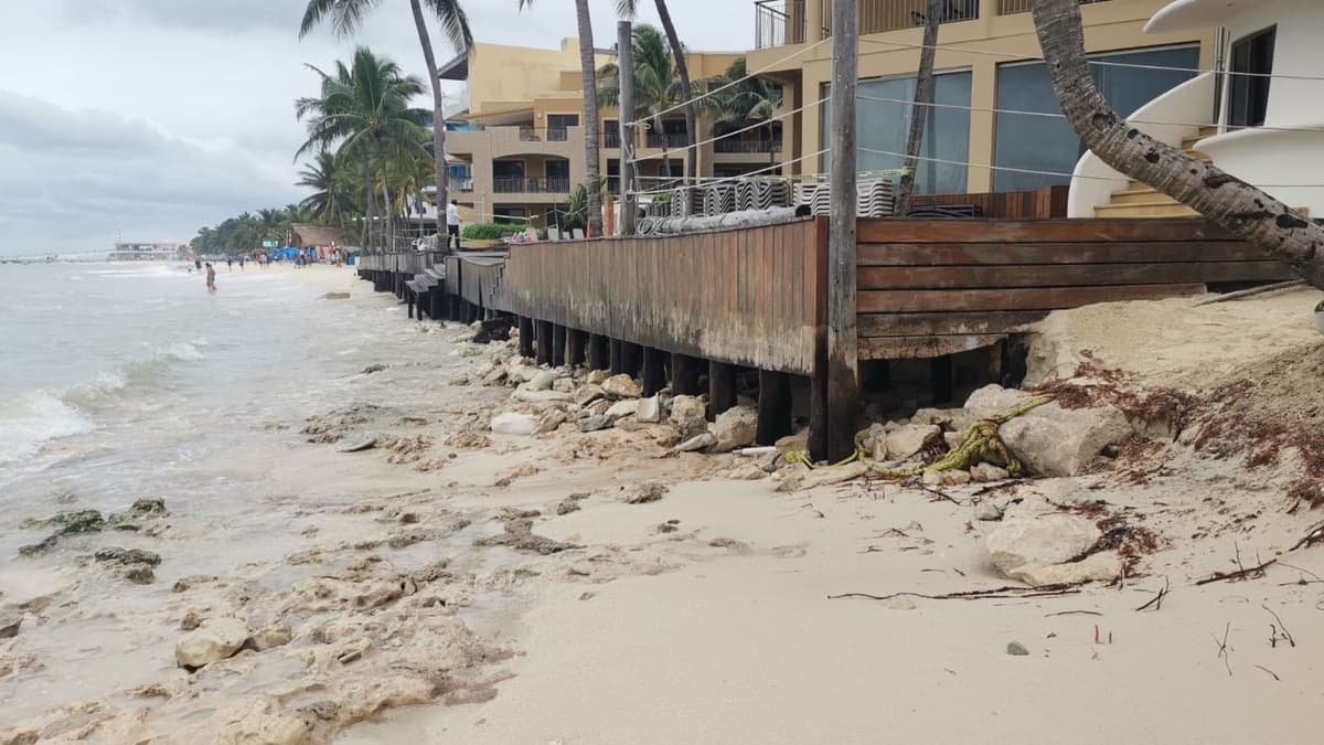 Playas erosionadas se recuperarán hasta enero o febrero de 2023: Zofemat de Solidaridad