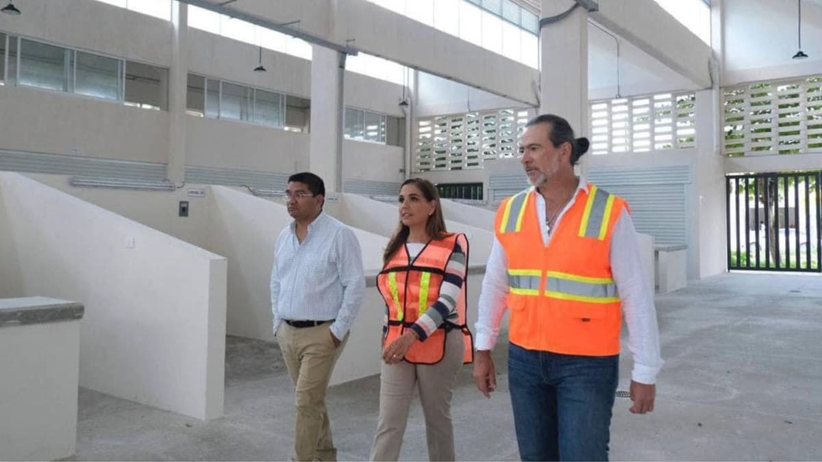 Mercado y parque de la Unidad en Benito Juárez, obras con bienestar social