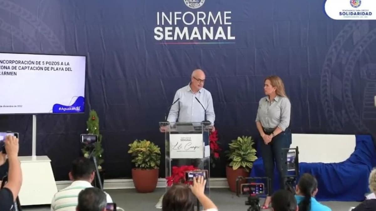 Anuncia Aguakan la construcción de cinco pozos de extracción de agua en Solidaridad