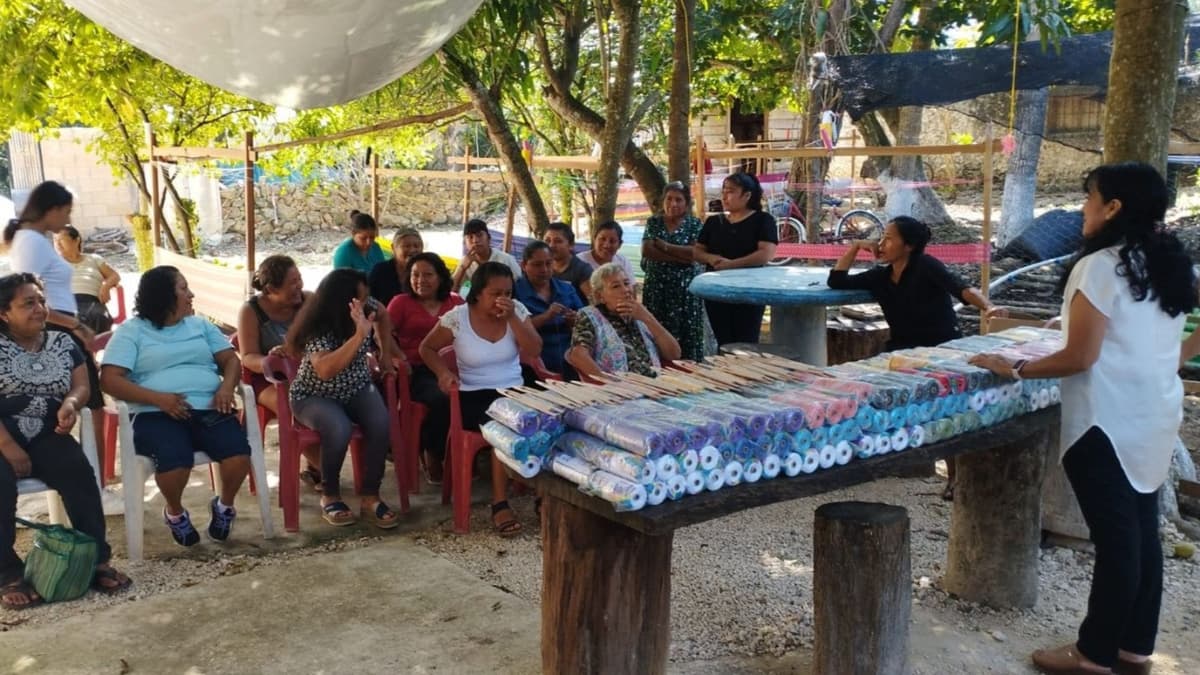 Gestiona gobierno de Puerto Morelos apoyos a mujeres emprendedoras de Leona Vicario