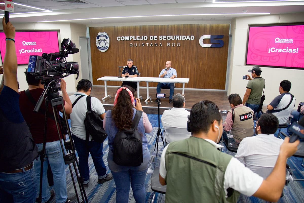 Inicia Seguridad Pública de Quintana Roo con conferencias matutinas para reportar avances