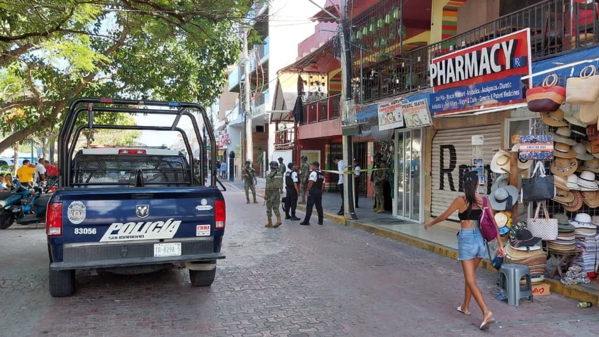 Detienen a 15 personas tras agresión armada en la zona turística de Playa del Carmen