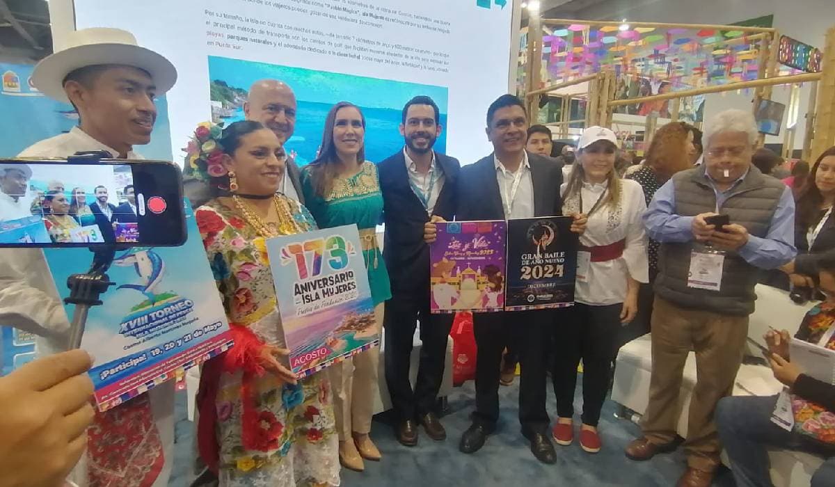 Isla Mujeres promueve su torneo de pesca y aniversario en Tianguis Turístico de México