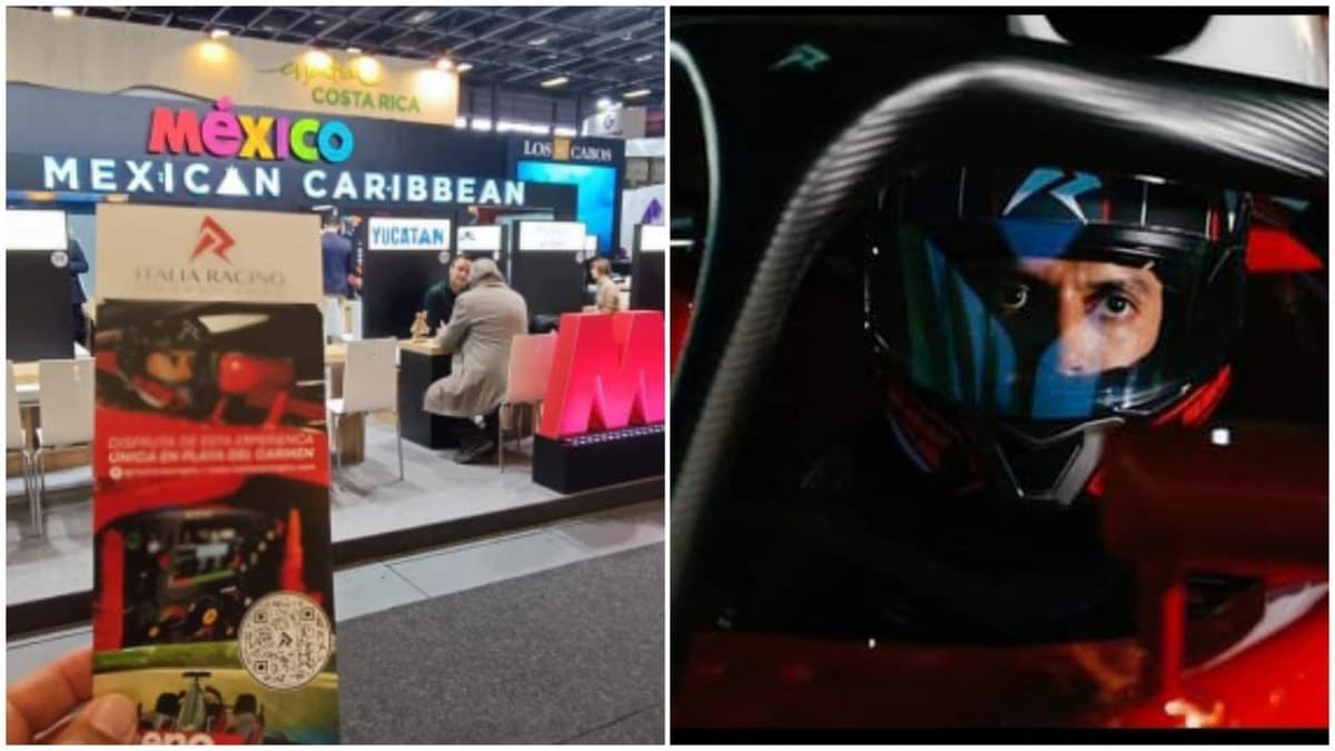 Italia Racing, simulador de F1 y empresa de Playa del Carmen, presente en la ITB de Berlín