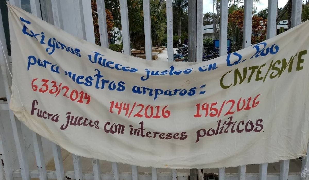 Buscará CNTE a López Obrador para reinstalación de maestros en Quintana Roo