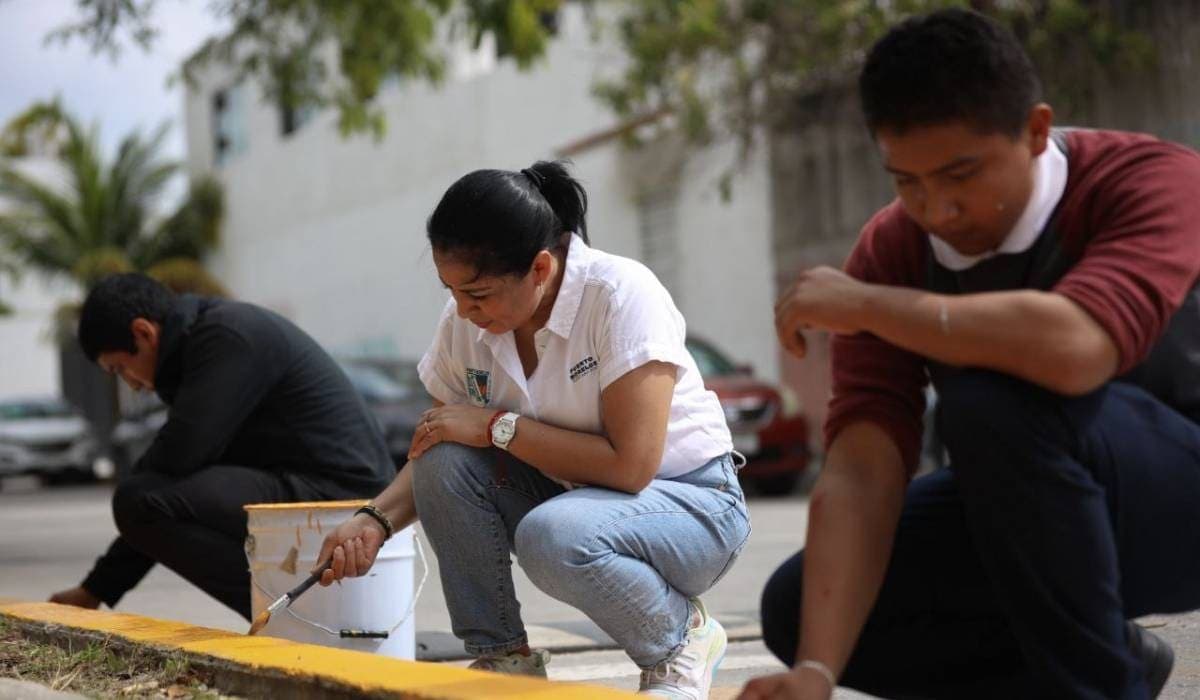 Participa Blanca Merari en jornada de limpieza del parque Punta Corcho