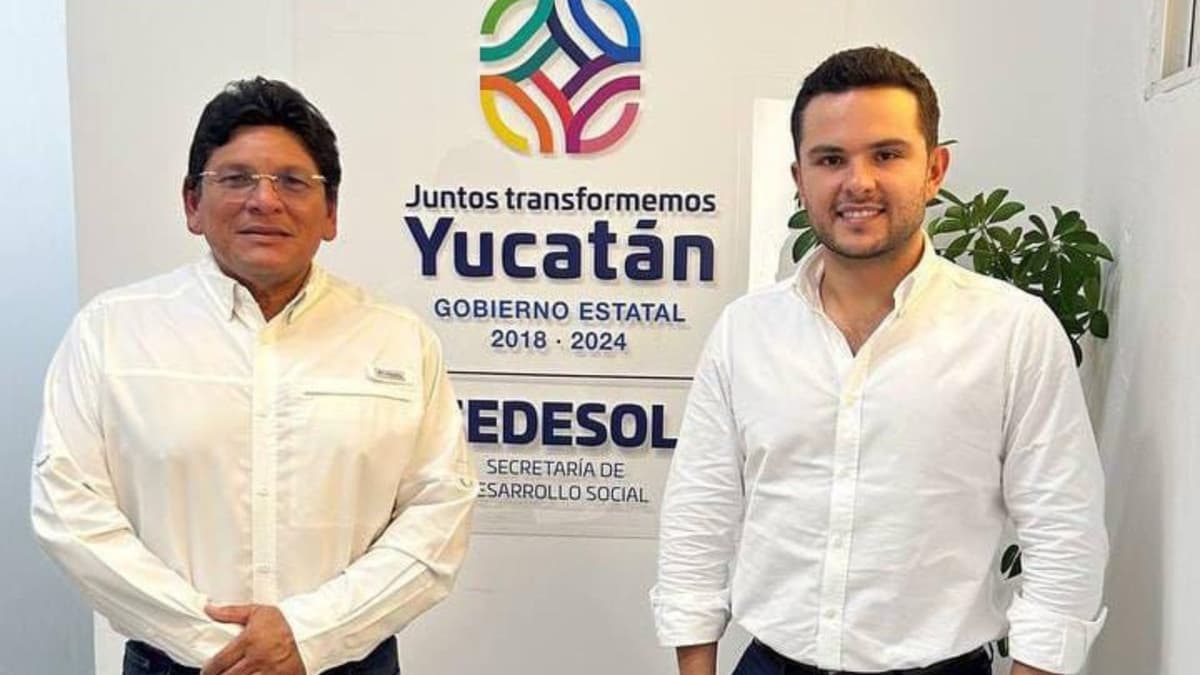Se reúne Pablo Bustamante con el secretario de Desarrollo Social de Yucatán