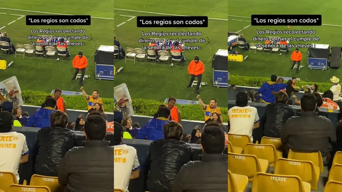 Video: Aficionados de Tigres reúnen dinero como regalo a vendedora de cerveza