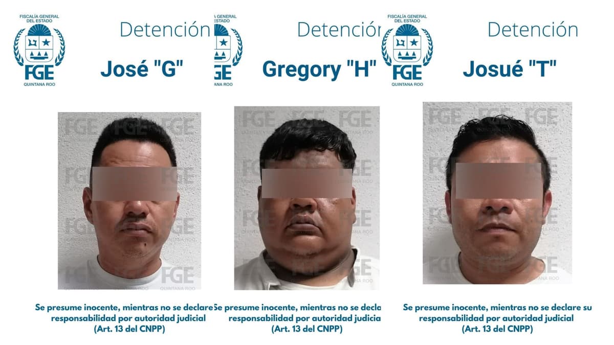 Detienen a tres hombres acusados del homicidio de un taxista