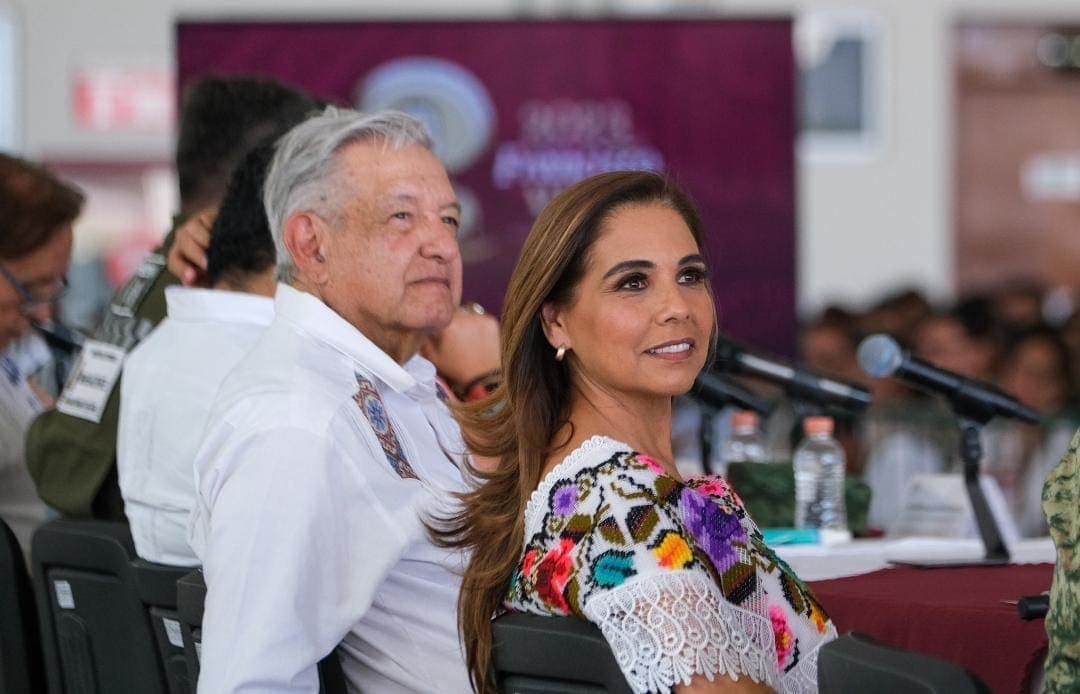 Confirma gobernadora Mara Lezama una nueva visita de AMLO a Q. Roo