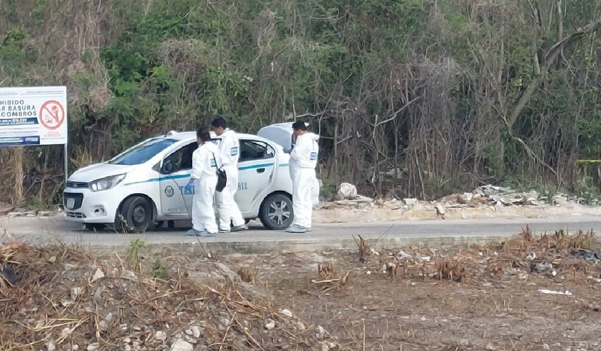 Hallan ejecutado a un presunto taxista cerca del Hotel Nickelodeon, en Playa del Carmen