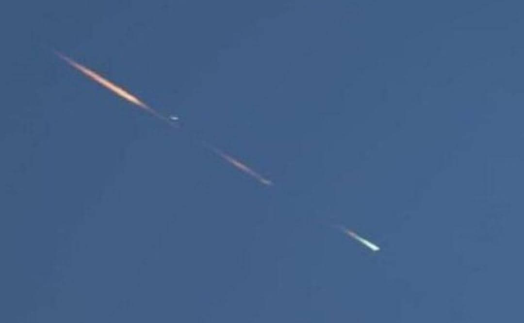 Alarma estruendoso sonido de posible meteorito a Israel y Palestina