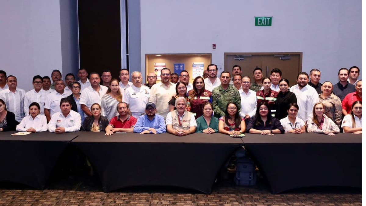 Preside Mara Lezama Consejo Estatal de Protección Civil y destaca cultura de prevención