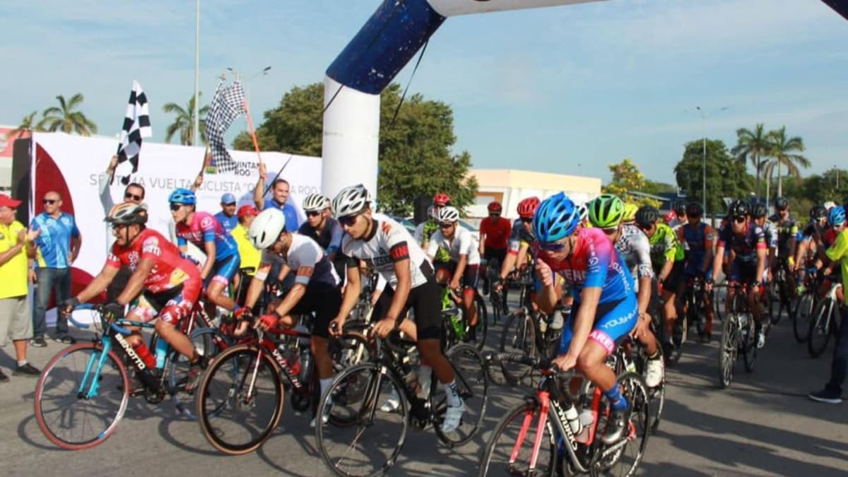 Inició la 7ª Vuelta Ciclista Quintana Roo 2023