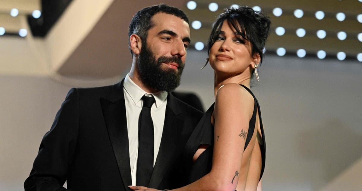 Dua Lipa deslumbra en Cannes y presenta por primera vez a su novio Romain Gavras