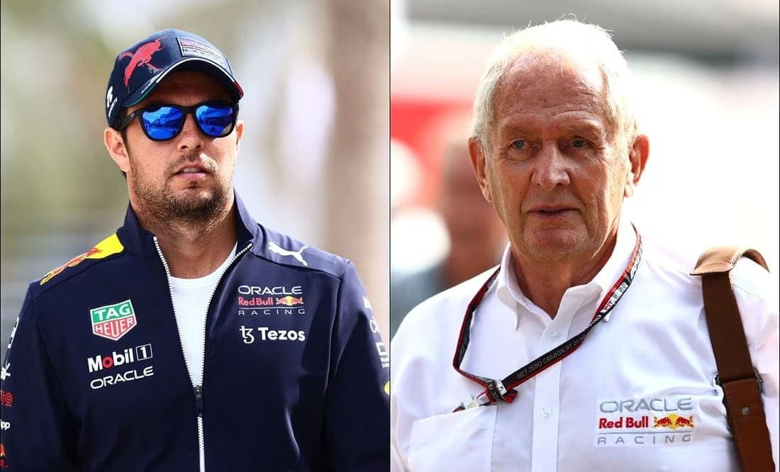 Helmut Marko aseguró que Checo Pérez se quedará en Red Bull