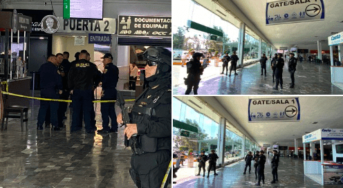 Balacera en interior de la Central Camionera del Sur; hay dos muertos