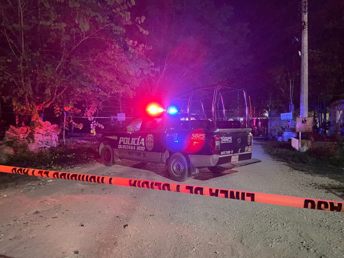 Ejecutan a motociclista en la colonia Santa Cecilia de Cancún