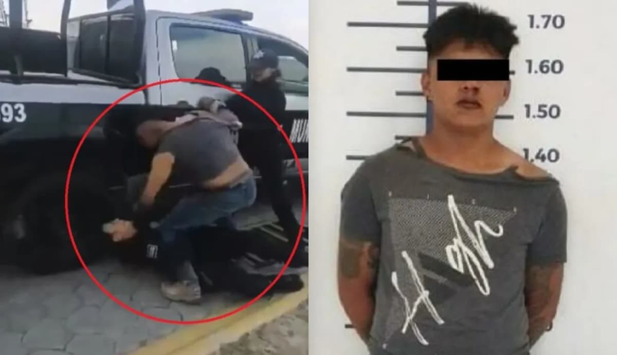 Video: Buscan a sujeto que golpeó a mujer policía en Cholula, Puebla