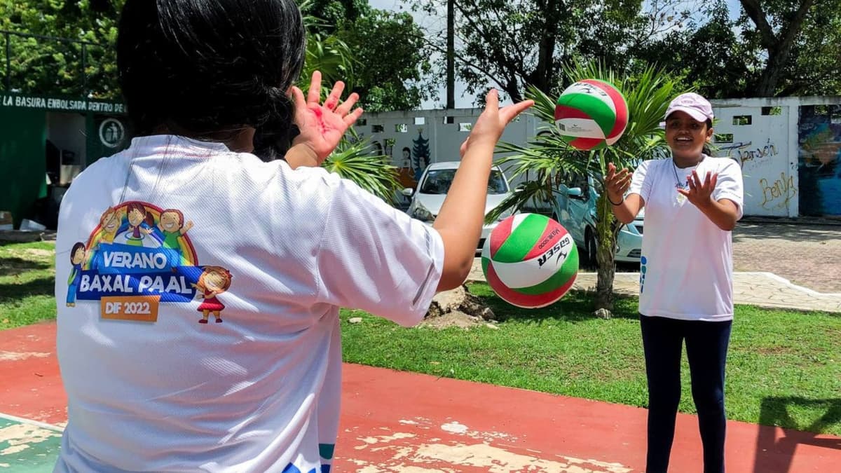 Listo DIF Solidaridad para el curso de verano “Baxal Paal 2023”