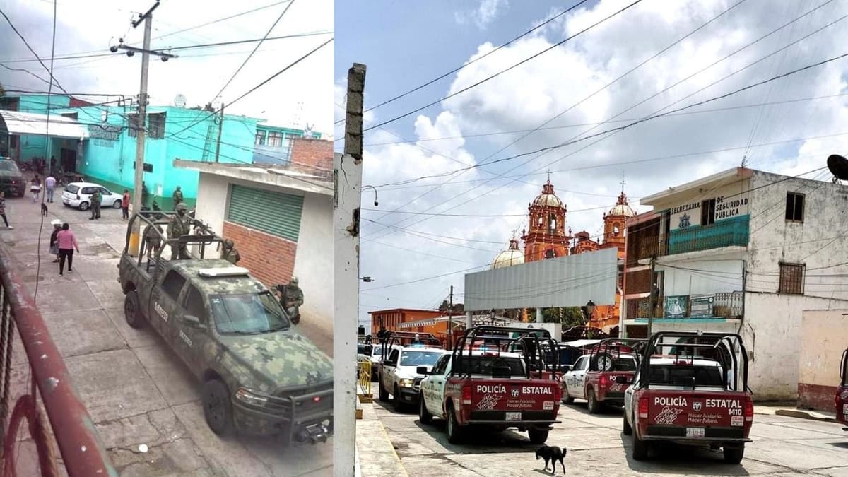 Video: Disparan contra la Presidencia Municipal de Domingo Arenas en Puebla