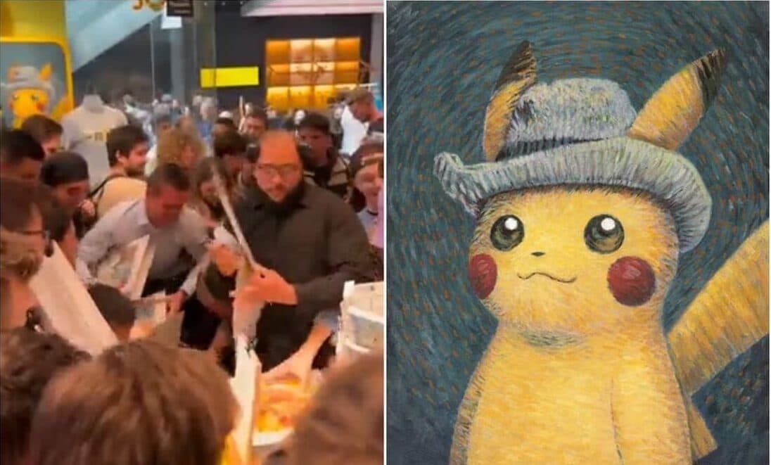 Video: Exposición de Pokémon desata caos en Museo de Van Gogh en Ámsterdam