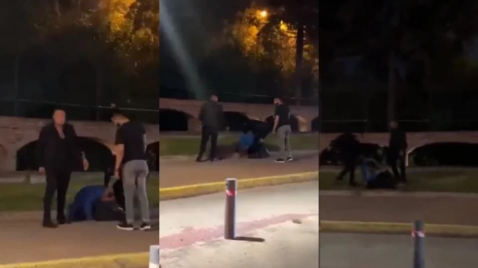 Video: 'Cadeneros' golpean a joven en zona de bares en Cholula, Puebla