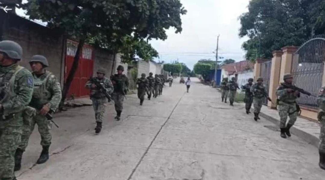 Llegaron 500 militares a Frontera Comalapa, Chiapas pero se fueron a las 3 horas