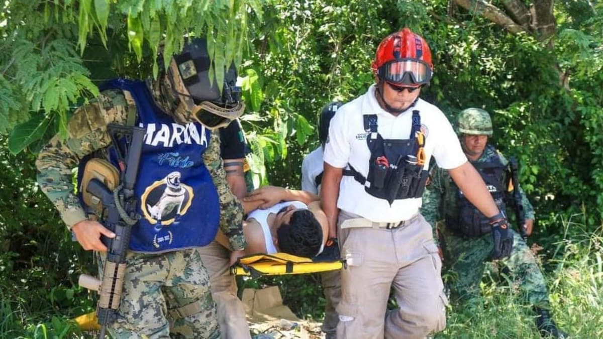 Se fortalece la protección civil; rescatan a persona en simulacro de huracán categoría 3 en Playa del Carmen