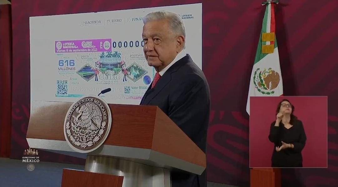 Video: AMLO confirma que se rifará la casa de descanso de los presidentes ubicada en Cancún