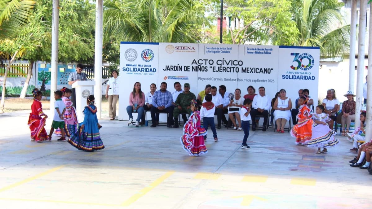 Fortalecen la cultura cívica en niñas y niños