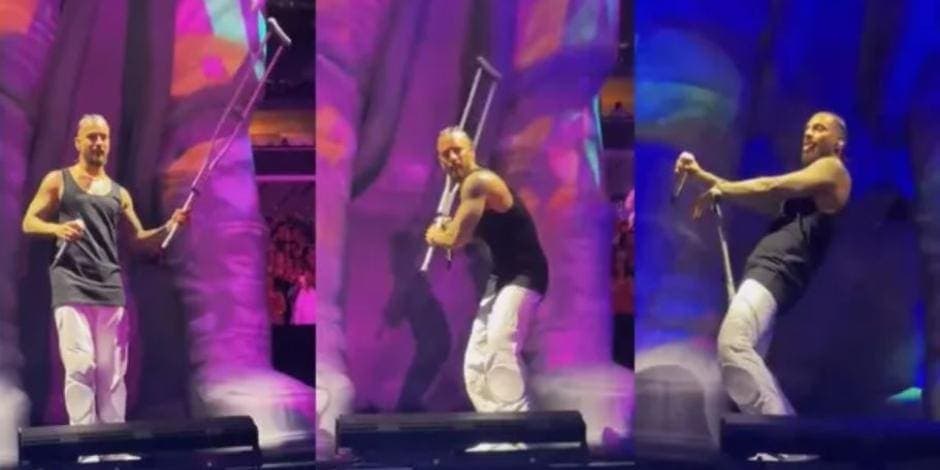 Video: Le avientan una muleta a Maluma en concierto