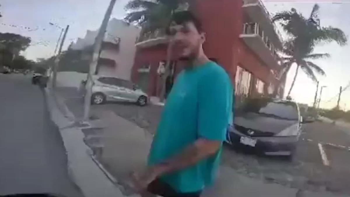 Sujeto agrede a repartidor de Rappi en Playa del Carmen