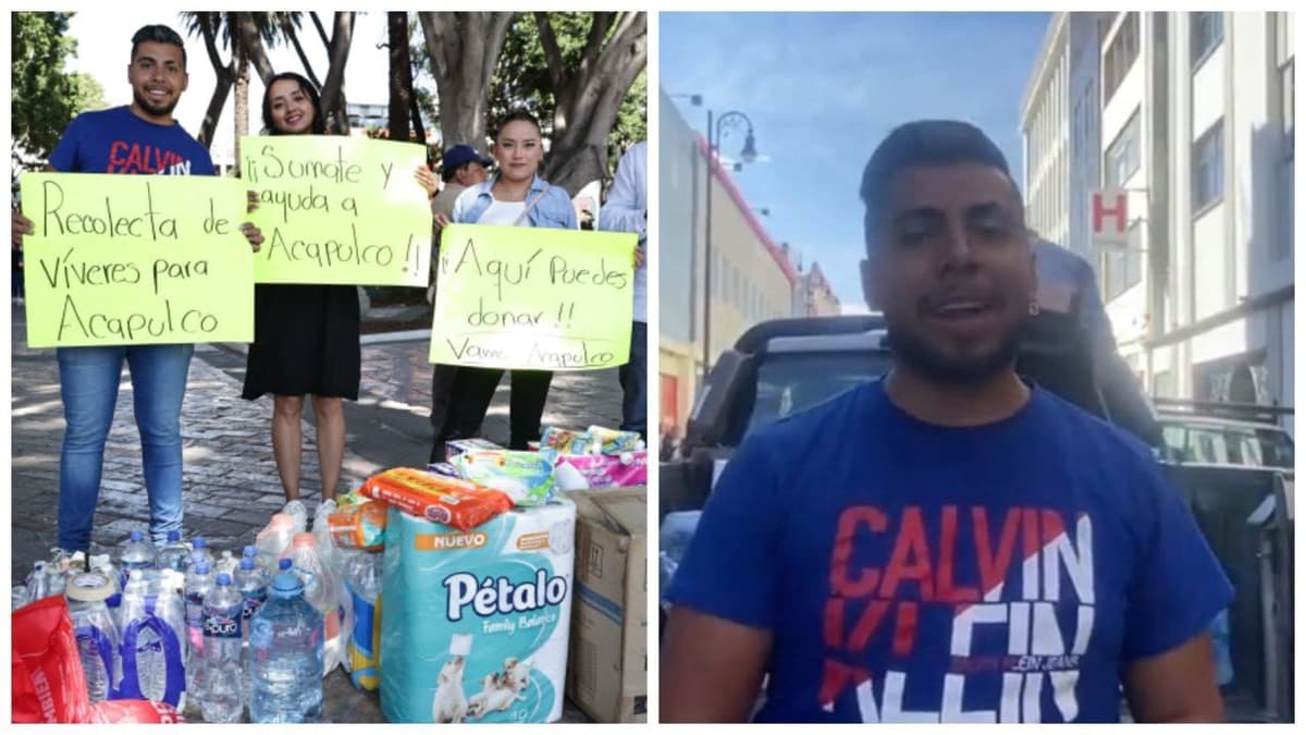 Paco el de las empanadas está recolectando víveres para los habitantes de Acapulco