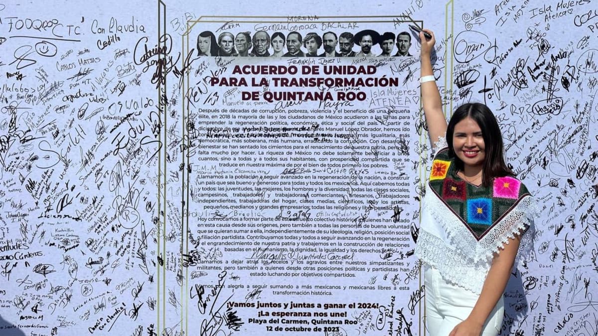 Destaca Anahí González gran acuerdo por la unidad en apoyo a Claudia Sheinbaum