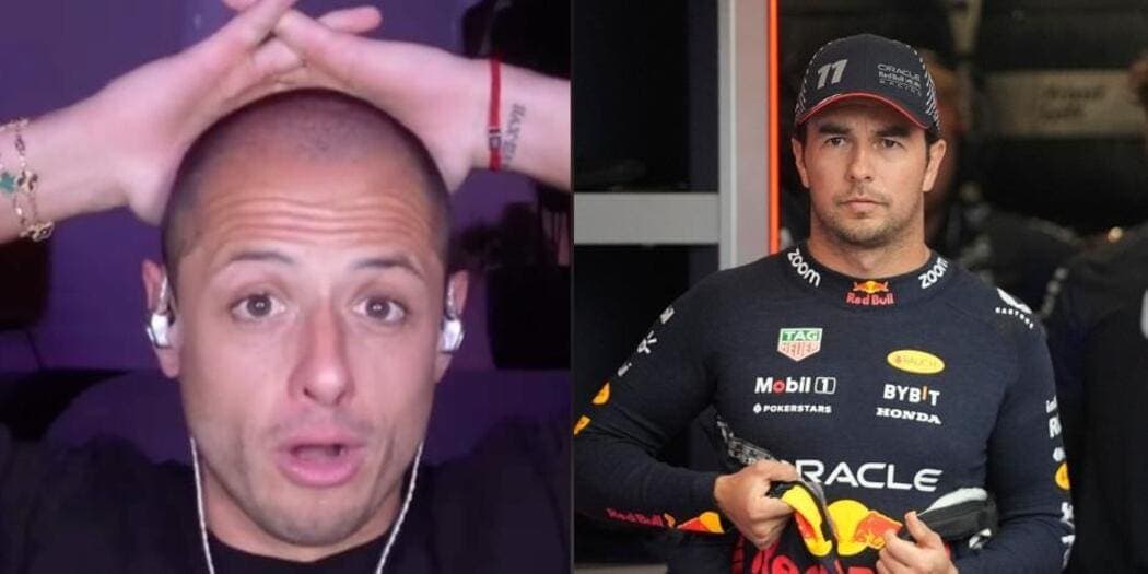 Video: "Chicharito" lanzó reto a "Checo" Pérez, luego que este lo criticara