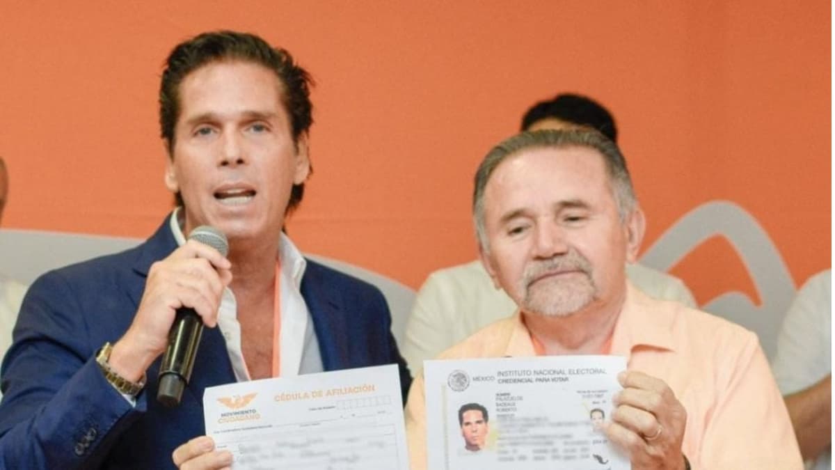 Roberto Palazuelos ya es militante de Movimiento Ciudadano y aspira a la candidatura al Senado