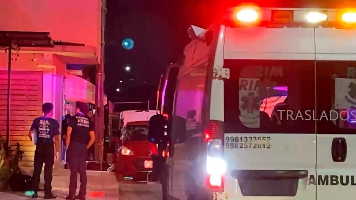 Ejecutan de varios disparos a una persona en el fraccionamiento Bahía Azul de Cancún