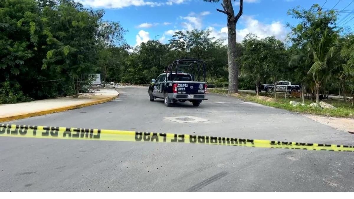 Encuentran cuerpo embolsado en fraccionamiento Vista Real de Cancún