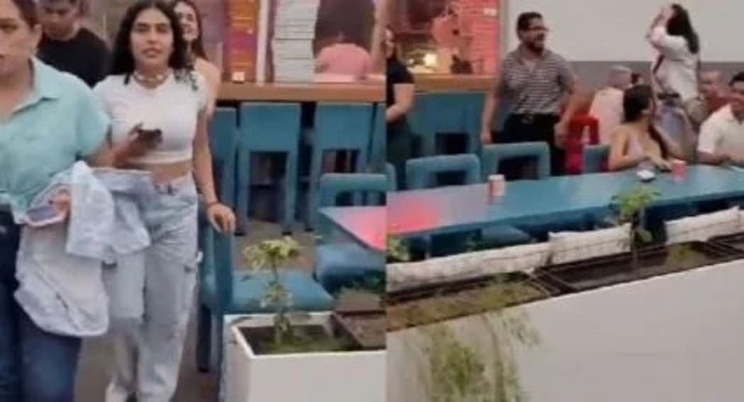 Video: Un grupo de jóvenes se van sin pagar en pizzería porque querían dividir la cuenta entre 30 personas