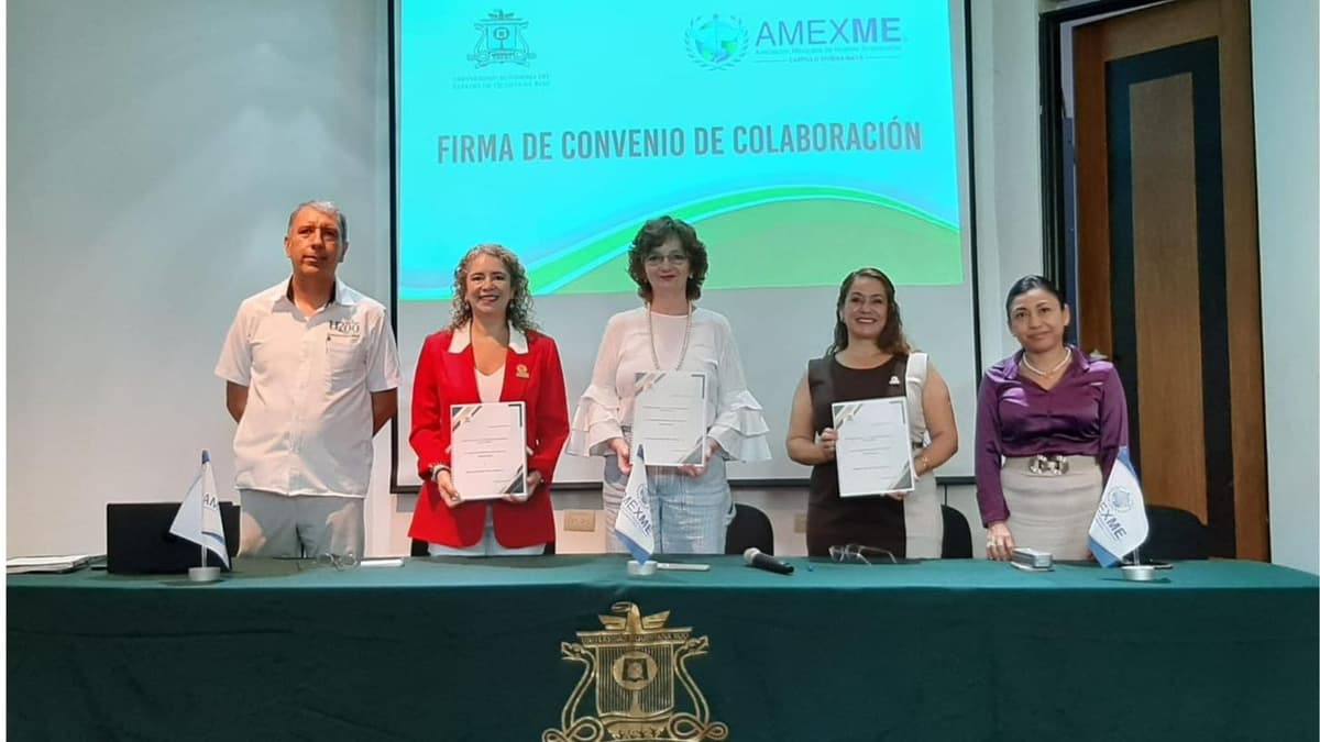 AMEXME Riviera Maya anuncia convenio con la Universidad Autónoma del Estado de Quintana Roo