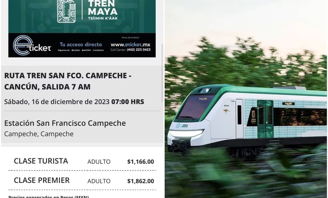 Tren Maya "es sólo para fifís"; precios de boletos desatan críticas en redes sociales