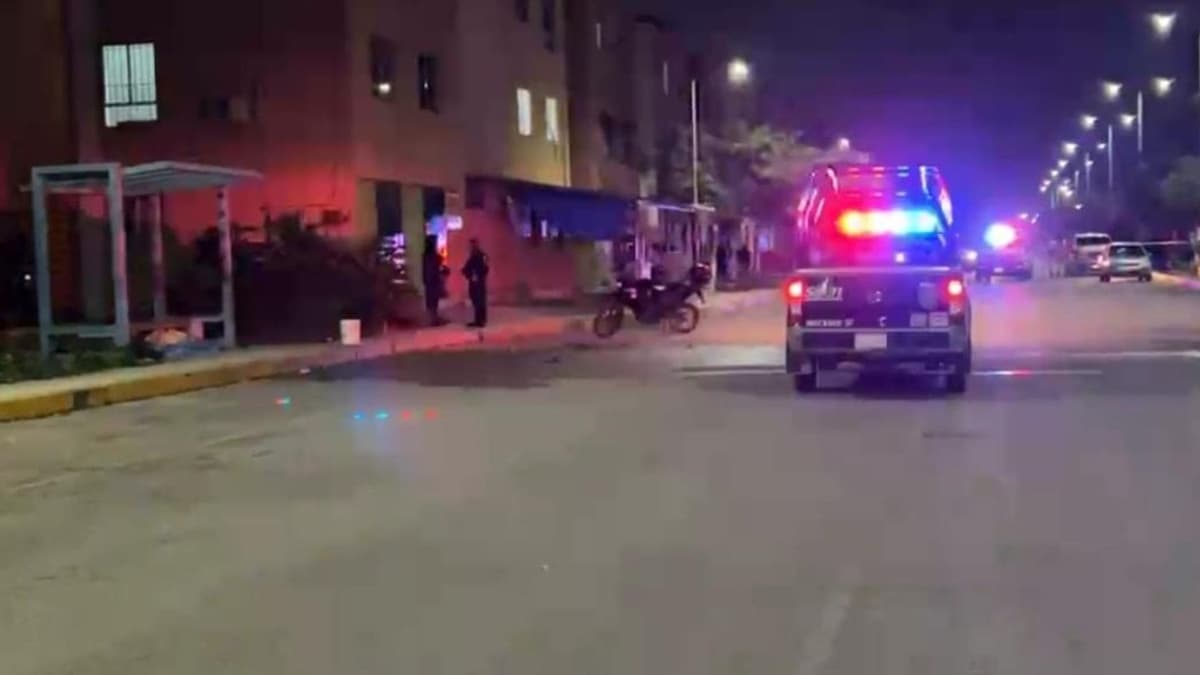 Asesinan a un obrero mientras bebía en el fraccionamiento Cielo Nuevo en Cancún