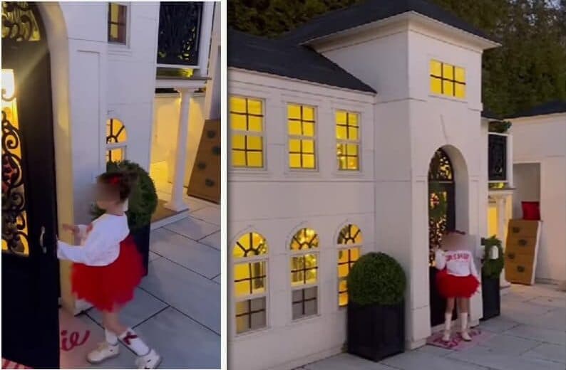 Video: Mujer recibe burlas tras mostrar que la casita de su hija es más grande que la suya